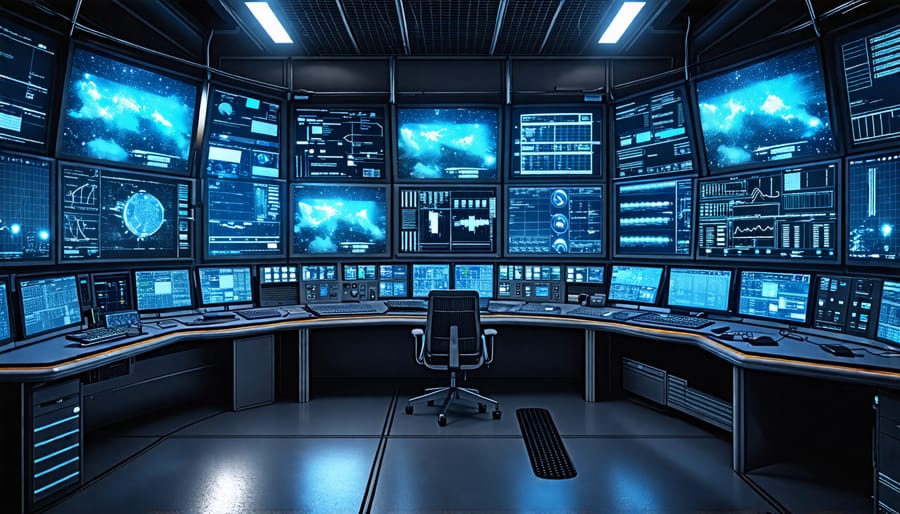 Secure control center for monitoring and protecting critical infrastructure