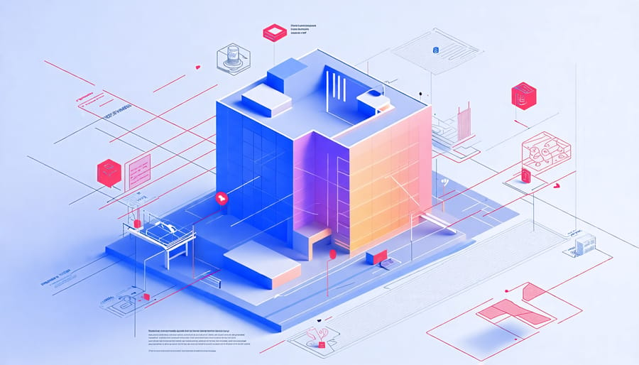 Digital twin representation of a building with real-time data visualizations