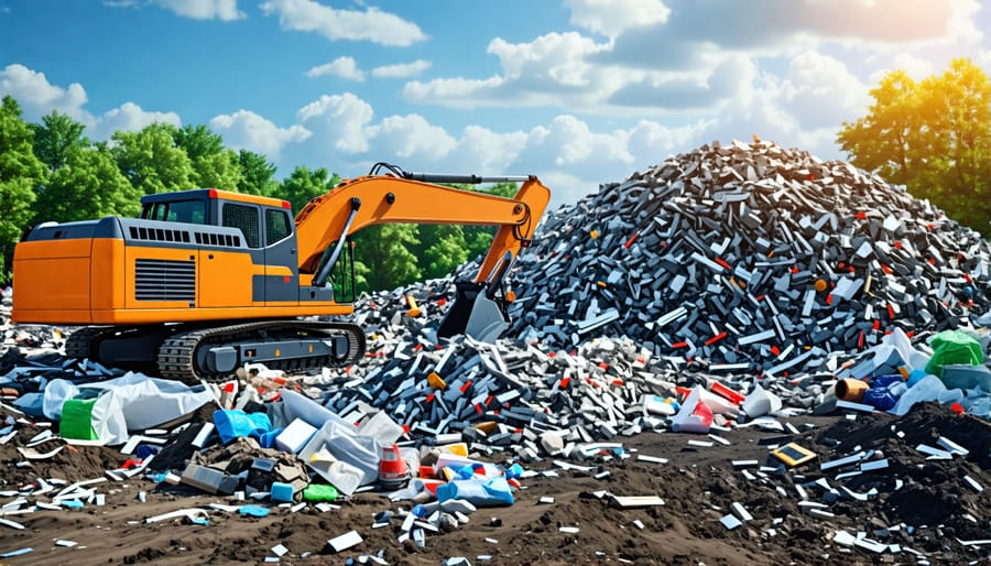 Interface of digital tools used for construction waste management