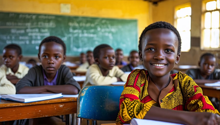 Students in Kenya accessing quality education through the Lewa Education Program, a successful public-private partnership