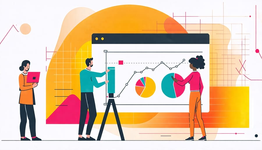 Data-driven graph showing improved resource allocation and timeline management