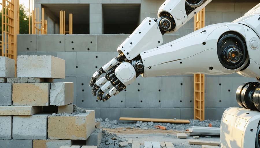 Robotic automation technology used in construction bricklaying