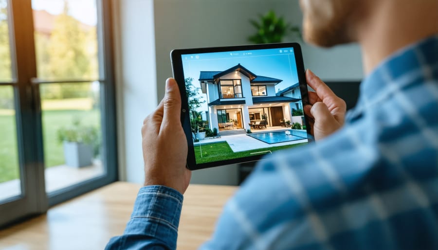 Property manager using AR technology to provide a virtual property tour