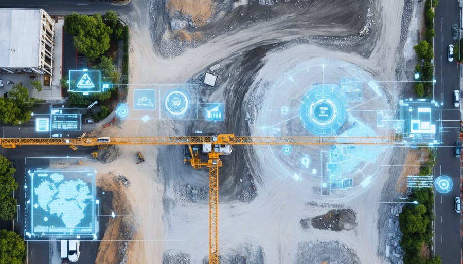 Digitalization of construction sites using drones, sensors and data analytics