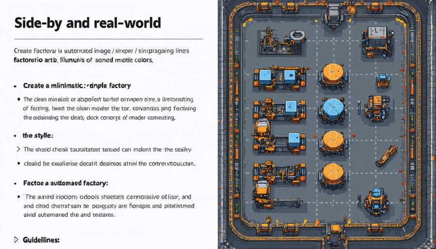 Similarities between Factorio gameplay and actual automated manufacturing systems