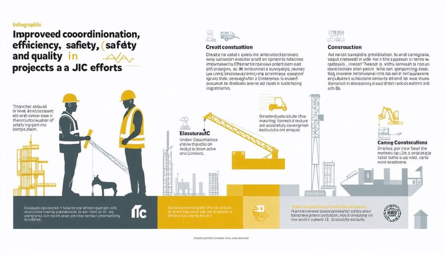 Infographic showcasing benefits of joint industry committees in construction