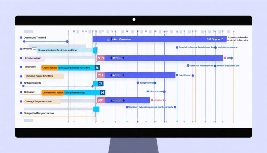 Data-driven project schedule optimization using Gantt charts