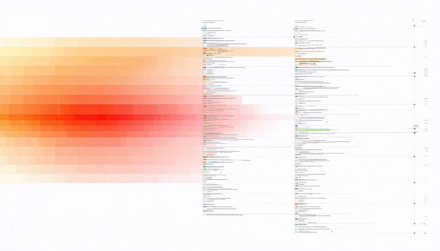 Predictive analytics heatmap for construction risk management