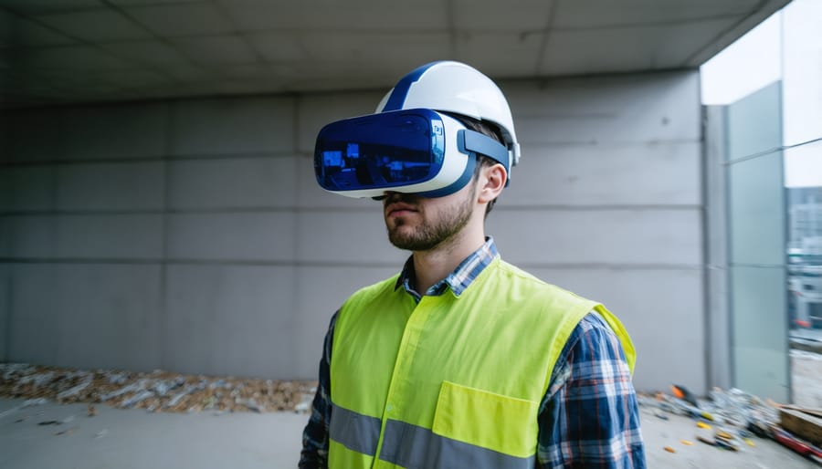 Immersive VR safety training for construction workers