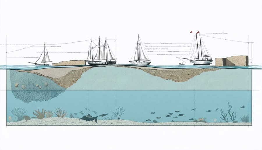 Computer-generated rendering of Staten Island's Living Breakwaters coastal defense system