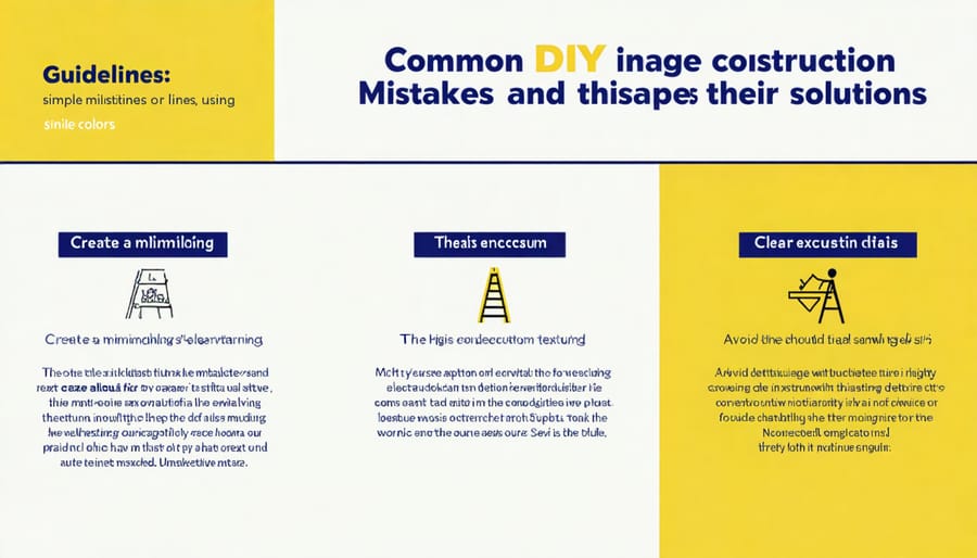 Visual guide to common DIY construction pitfalls and how to avoid them