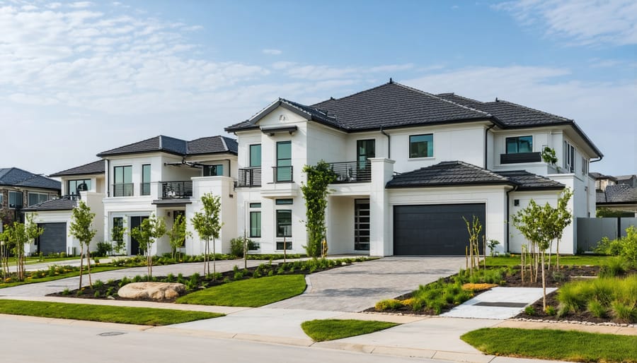 Exterior view of an NGBS Emerald certified luxury residential complex