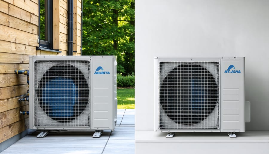 Side-by-side comparison of domestic and non-domestic renewable heating systems