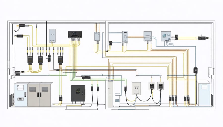 Structured wiring diagram for smart home infrastructure